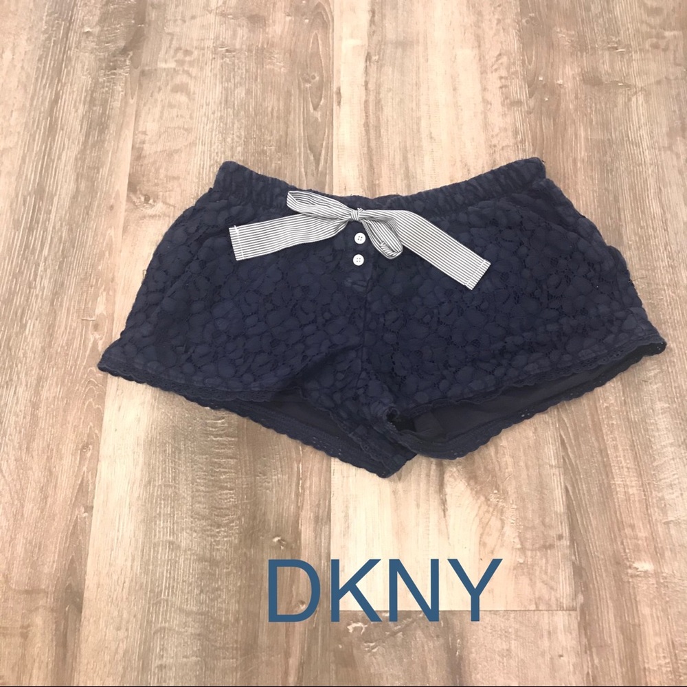 DKNY lace pajama shorts